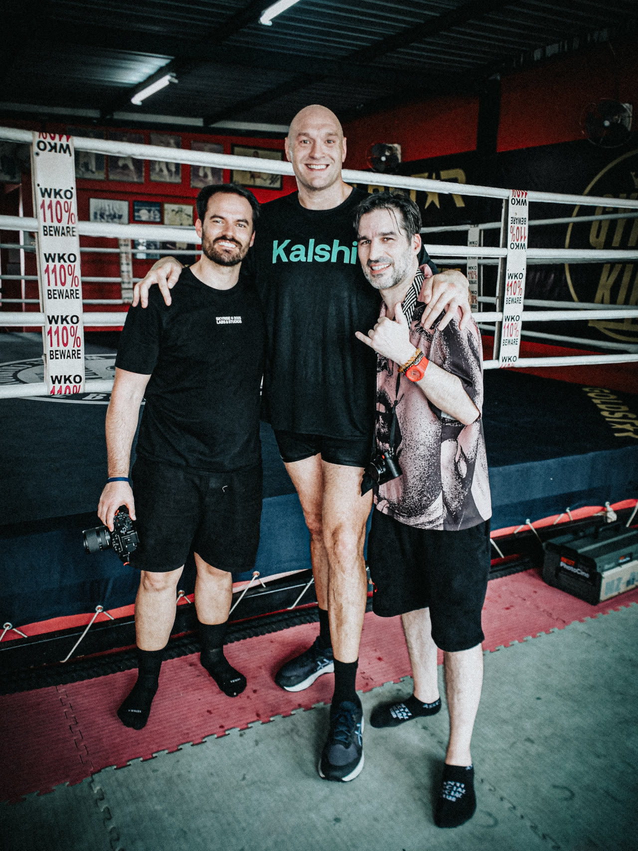 Tyson Fury, behind the scenes